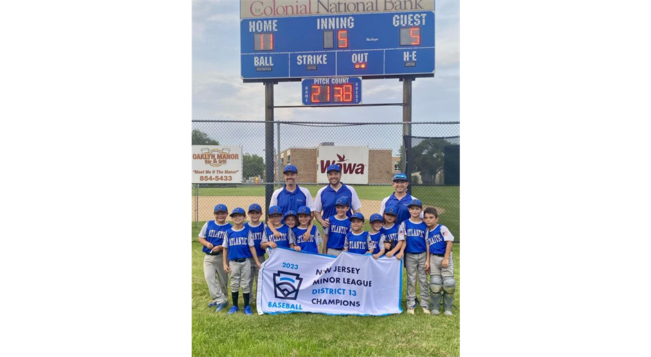 7-8 YEAR OLD 2023 DISTRICT 13 CHAMPIONS! 