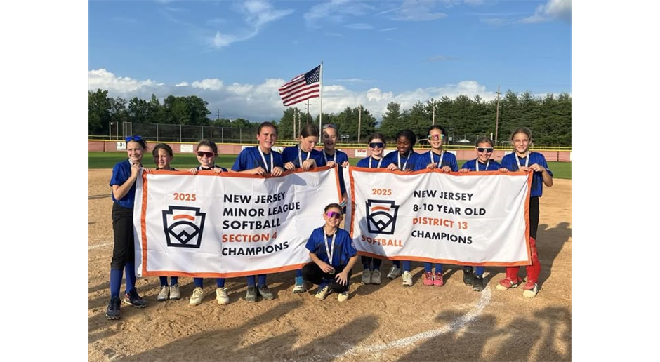 2025 Section 4 Softball 10U Champs! 